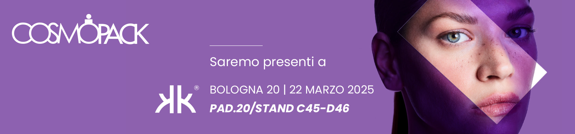 Saremo presenti al COSMOPACK 2025